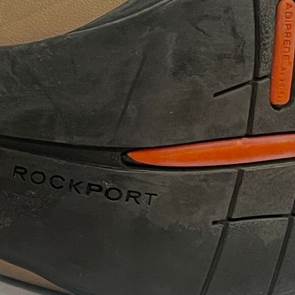 ~ Rockport 9M Pumps Total Motion Taupe Tan Leather Round Toe 3" Heels Trutech - Picture 13 of 15